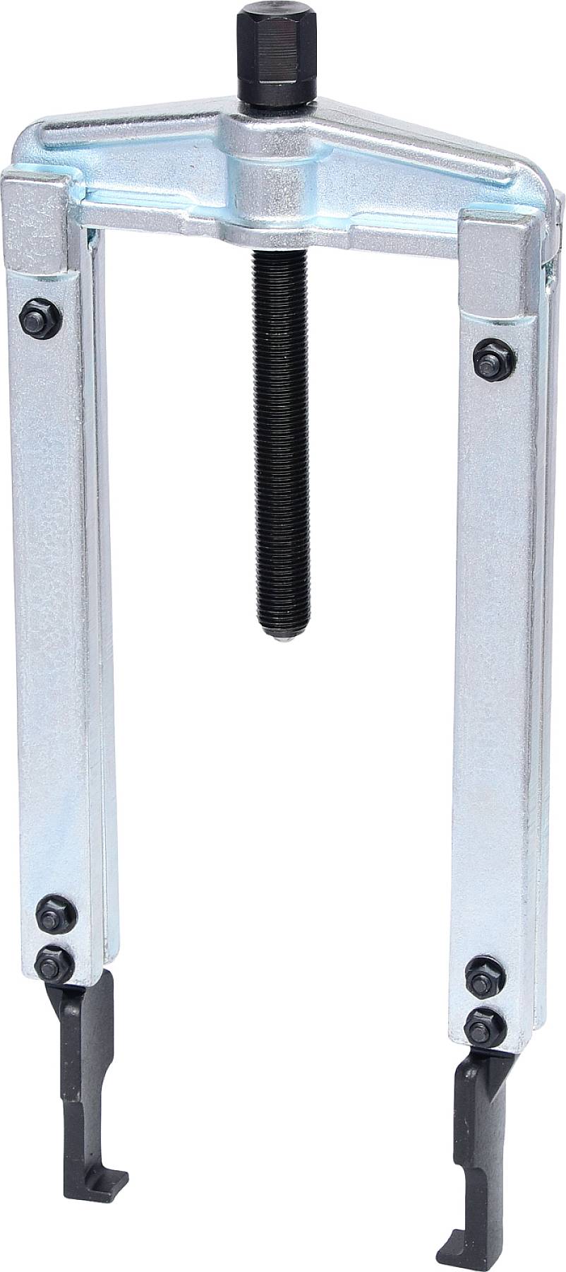 Two-layer puller with metal arms and central screw, suitable for removing bearings or gears.