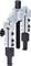 Two-armed puller with screw mechanism, silver metal construction with black, adjustable gripping arms, suitable for removing bearings.
