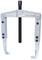 Two-arm mechanical puller with screw, used for removing stuck components such as gears or bearings from a shaft.