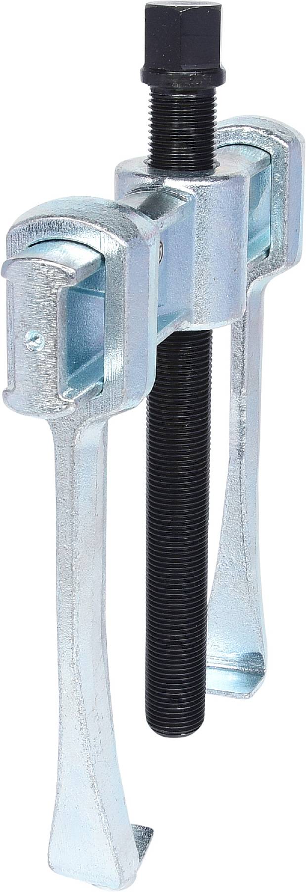 Two-armed metal puller, specialised for removing mechanical components during repairs or maintenance work.