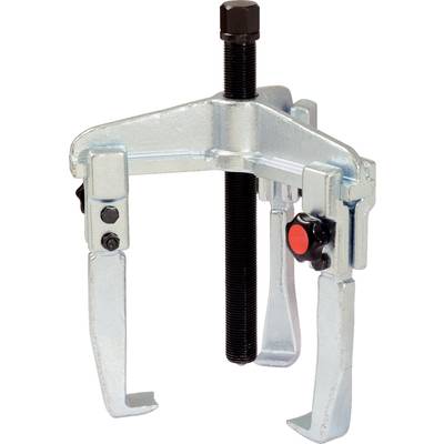 An adjustable puller with three handles and a central screw, used for removing stuck parts in machinery.