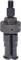 'A black metal tool with a screw thread, likely a puller or a specific automotive tool for component assembly.'