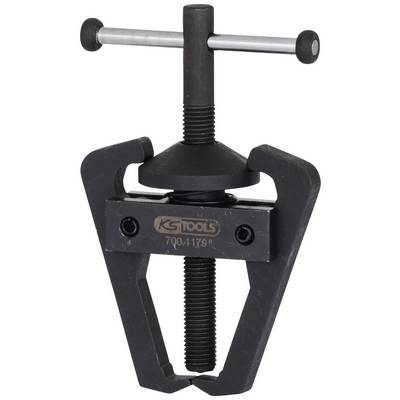 Illustrated is a black puller with two arms and a central screw for removing stuck parts, brand 'KS Tools'.