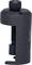 A black puller for ball joints with threaded screw and clamp, used in automotive tool applications.