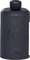 A black, cylindrical container with a screw-on lid, possibly for liquids or powders.