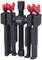 A black puller with four hooks and red handles, for removing bearings or gears. Brand name 'KS Tools'.
