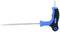 T-shaped screwdriver with blue-black handle and long metal tip, suitable for Torx screws. Marking 'T15 x 100'.