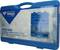A blue tool case with the inscription 'Brilliant Tools BT631000 Universal Puller Set 14-piece'.