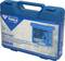 Blue tool case with 'Brilliant Tools' print contains a 10-piece bearing puller set.