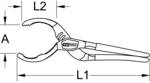Oil filter pliers, 50-125mm