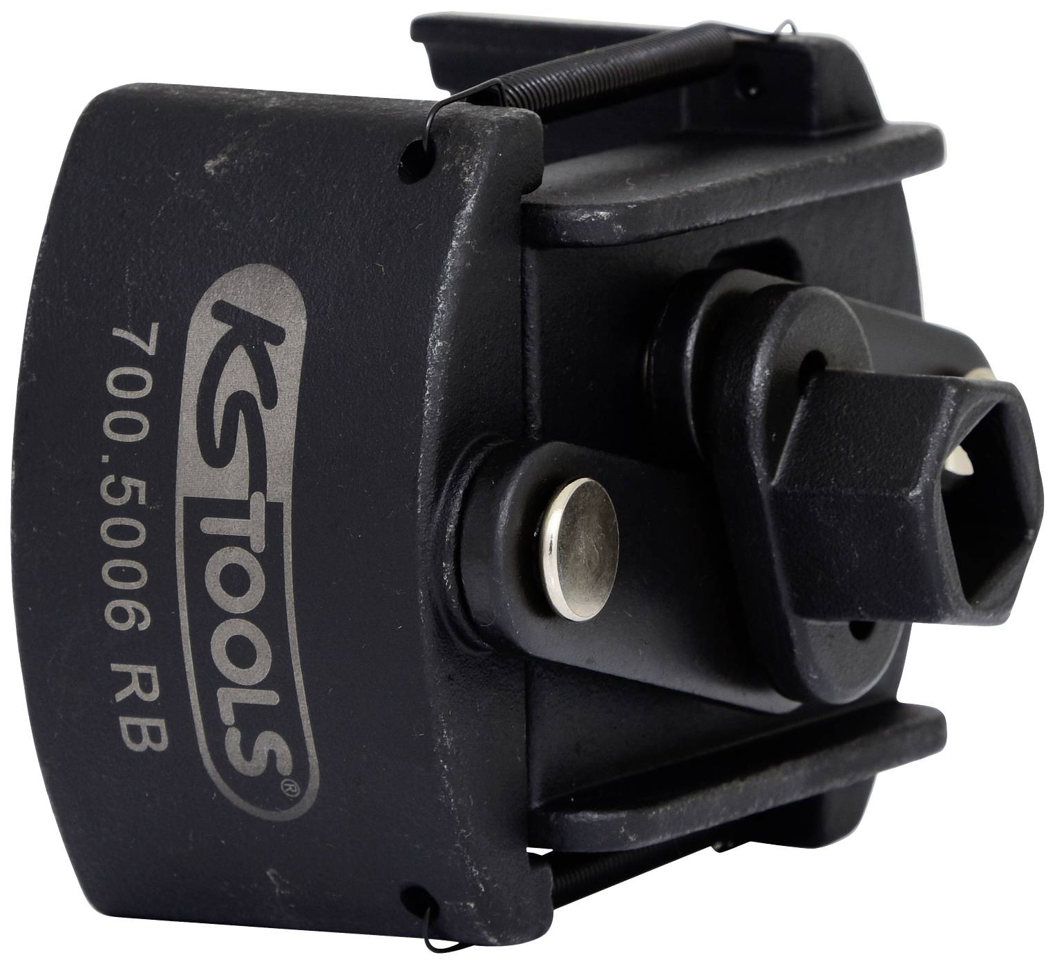 Tool attachment by KS Tools, Model number 700.5006 RB, in dark metal, for connection with a socket spanner.