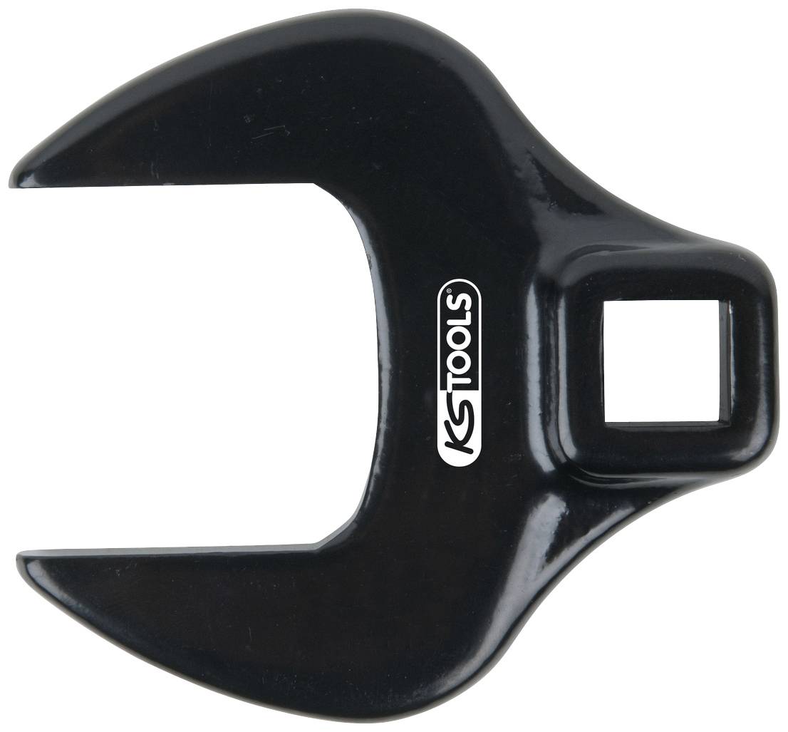 Open-ended socket adaptor in black metal, with square drive for ratchets or torque wrenches, featuring the 'KS Tools' logo.