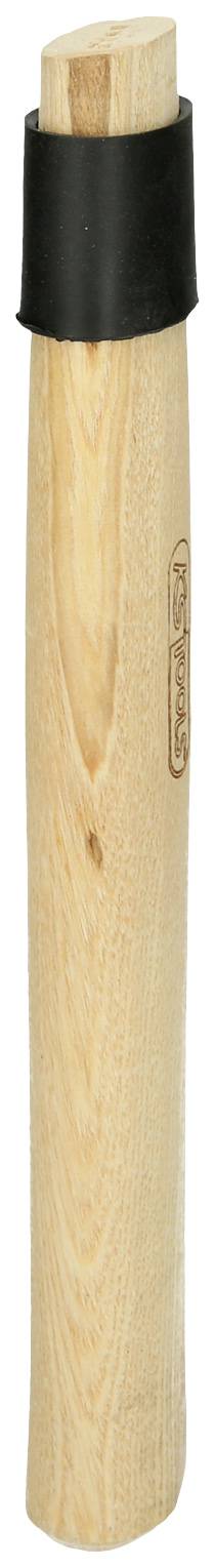 A wooden post with a black cap on top. Used for fixing or supporting in woodworking projects.