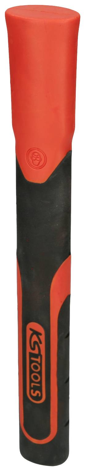 A red and black hammer handle from KS Tools.