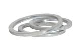Aluminium seals for oil drain screws, M13, 25 pack
