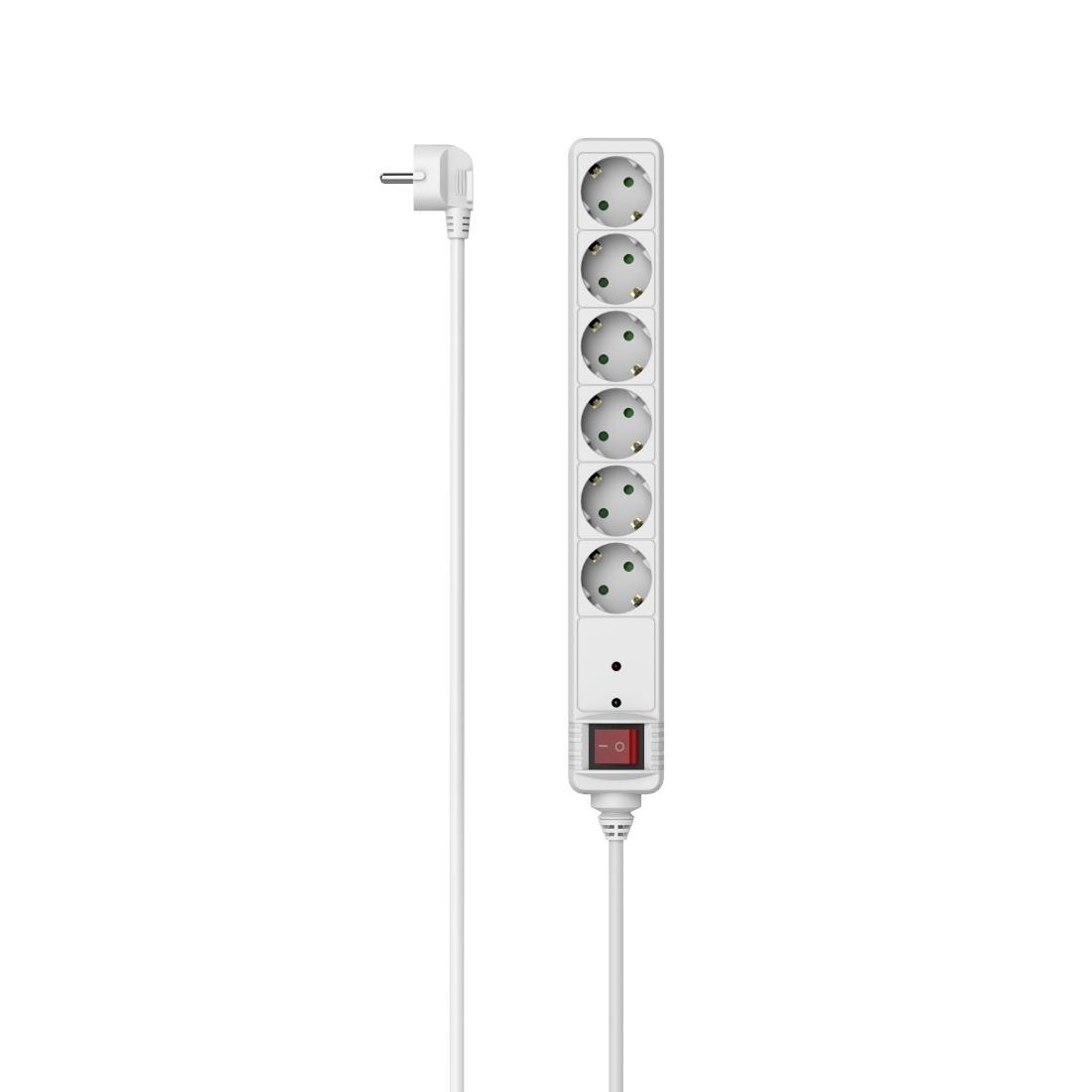 Image of Hama 00223152 Power strip (+ switch) White PG connector 1 pc(s)