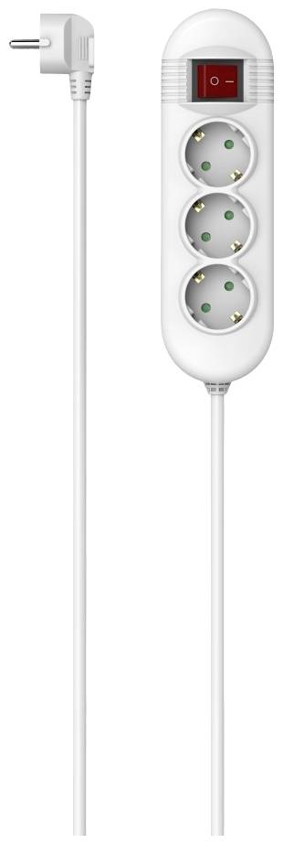 Image of Hama 00223021 Power strip (+ switch) White PG connector 1 pc(s)