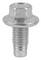 Metal bolt with hexagonal head and thread, suitable for mechanical fastenings.