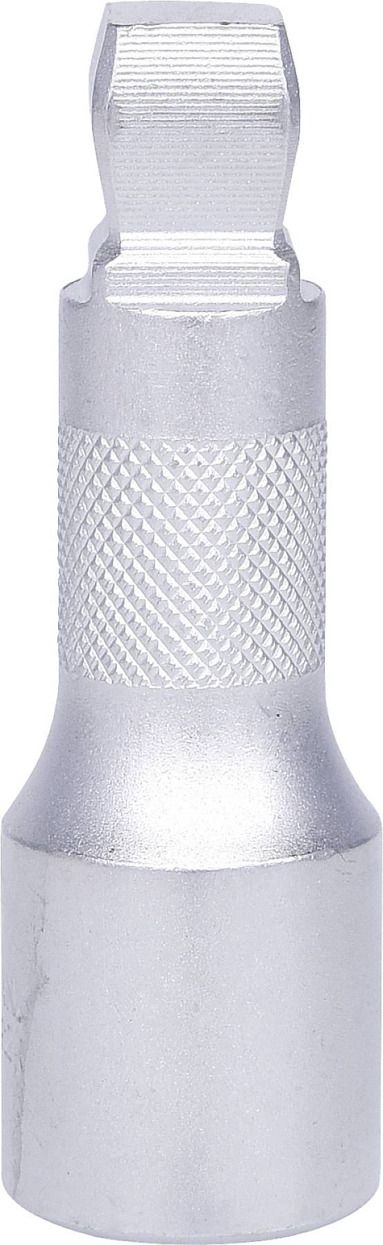 Metal tool with non-slip grip and flat blade, likely a screwdriver bit.