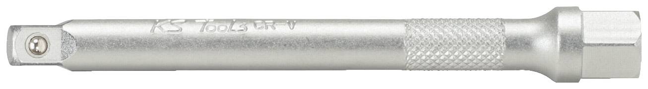 Metal connection plug with knurled grip, silver-coloured, for mechanical tools, universal application.