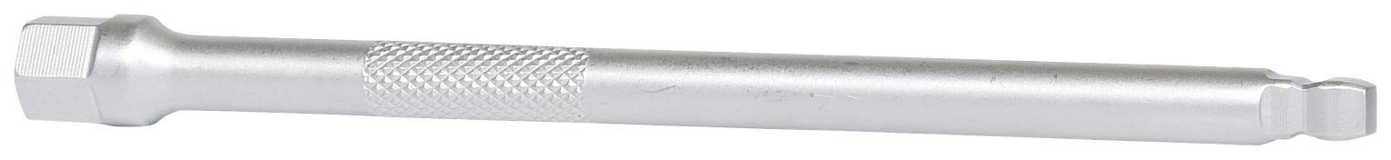 A silver hexagonal Allen key with an extendable handle and knurled section for improved grip.