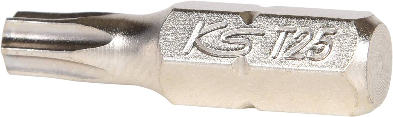 A Torx bit with the engraving 'KS T25', suitable for tightening and loosening screws with a Torx T25 drive.