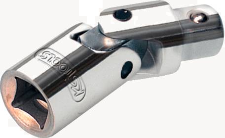 Metallic Universal Joint Socket Adaptor for Ratchet Spanners. Connecting piece enables flexibility in tight or hard-to-reach areas.