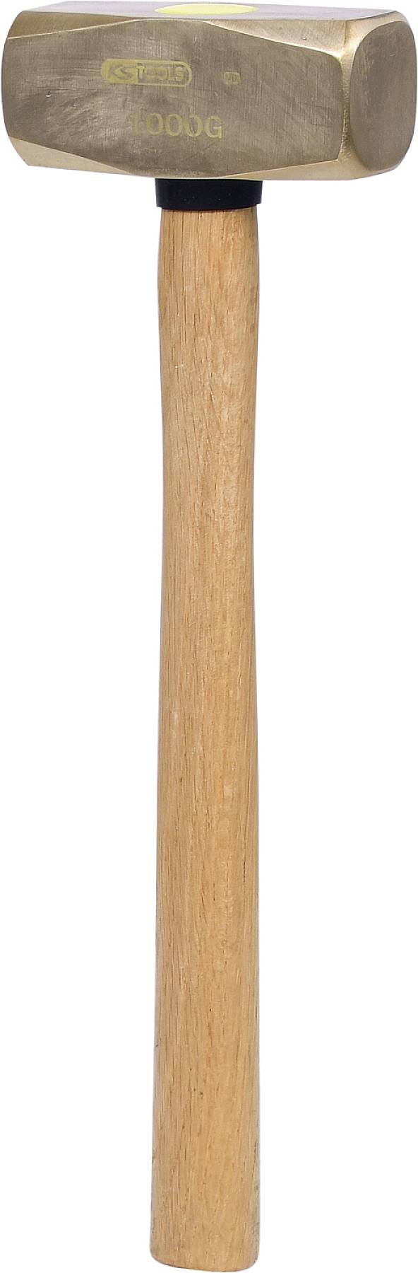 A hammer with a wooden handle and a metal head, marked with '500G'. A tool for hammering nails or other materials.
