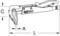 Drawing of a pliers wrench with dimensions A, C, and L. The pliers feature the 'KS TOOLS' logo.