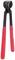 A pair of pliers with red handles, used for cutting cables. They are made of metal and have a robust construction.