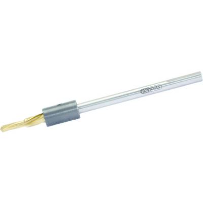 A gold-coloured milling tool with a silver handle for drilling or milling materials.