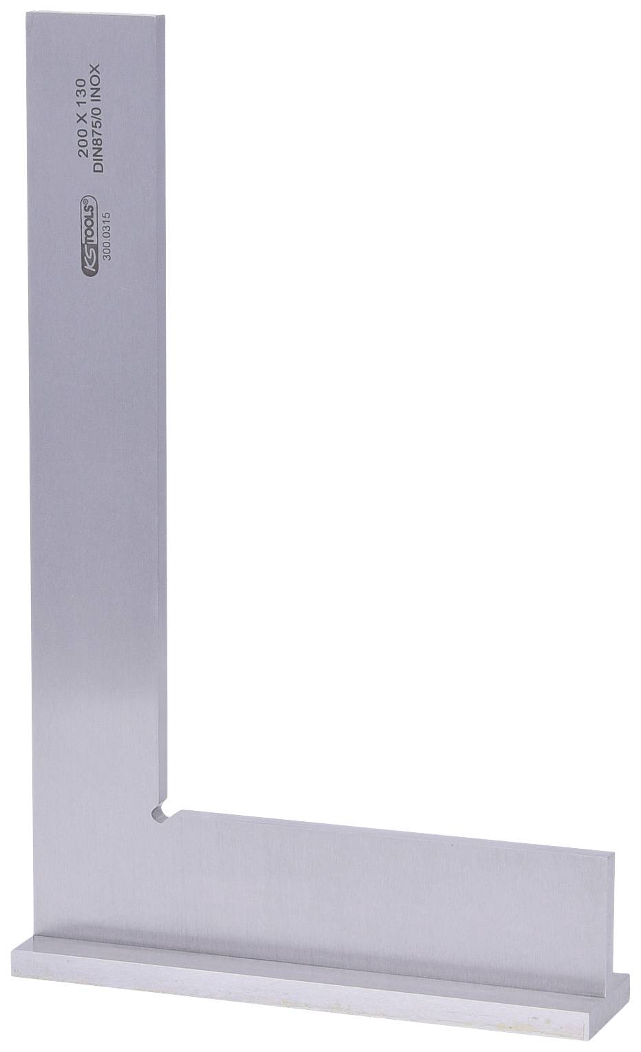 A metal angle iron that is formed at a right angle. It is frequently used in metalworking to check 90-degree angles.