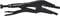 A black welding pliers with ribbed, heavy-gripping jaws and an adjustable screw mechanism for securing.