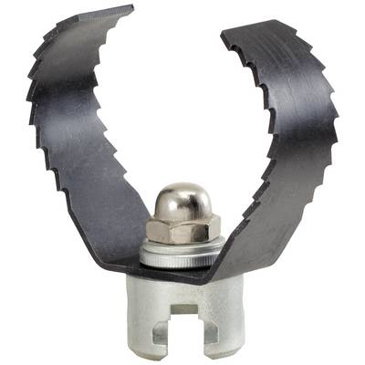 A metallic tool with serrated blades, used for cutting or gripping. Primarily constructed from steel.