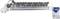 Metal chain wrench with chain teeth and label 'BRILLIANT TOOLS'. Tool specification: BT064917.