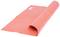 A red insulating mat is partially unrolled. It is used for electrical insulation when working with live electrical equipment.