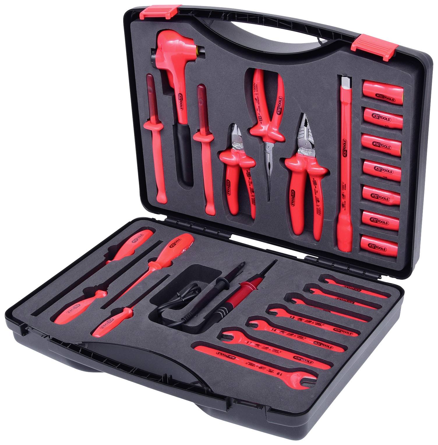 Brüder Mannesmann Werkzeugkoffer M29066 DIYers Tool kit 156-piece