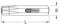 A spanner with the 'KS TOOLS' imprint, depicted with dimensions 'L' for length and 'S' for diameter.