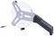 Manual fibreglass tape measure reel with handle and crank, suitable for precise length measurements in construction or surveying projects.