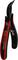 A red and black pliers with non-slip grips, suitable for precise cutting in craft and industrial applications.