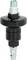 Pressure regulator with a black housing and silver connections, suitable for precise pressure settings in machinery or equipment.