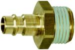 Brass plug nipple with outside thread, G3/8
