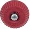 Red rotary knob with knurled edge, inscription 'ERGOTORQUE' and 'KS TOOLS'; central metal button for operation.