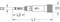 Technical drawing of a screwdriver with markings for diameters D1, D2 and lengths L1, L2.