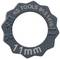'KS TOOLS 913.1419 11mm' Metal ring, serrated, tool marking.