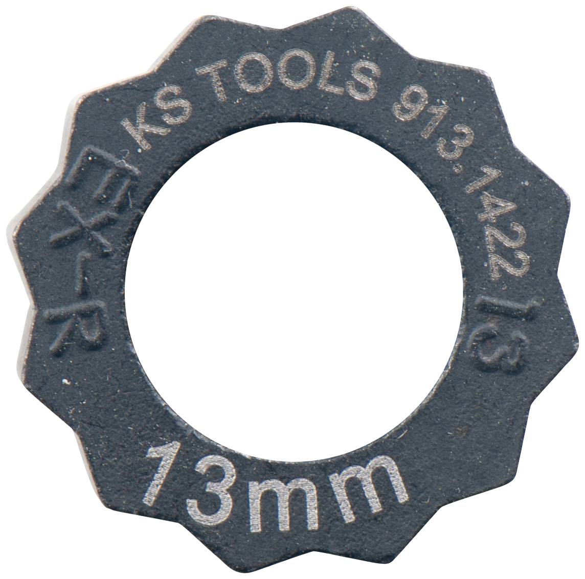 13 mm ring spanner by KS TOOLS, reference number 913.1422.13.