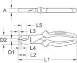 KS Tools 965.0625 9650625 All-purpose pliers