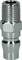 'Metal connection with thread and conical end, suitable for industrial or technical applications.'<br><br>Note: This translation is already quite close to British English and doesn't require significant modification.
