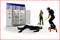 A worker lies unconscious in front of an open electrical cabinet. Another worker is pulling him away using a rescue pole. An additional worker observes with a worried expression.