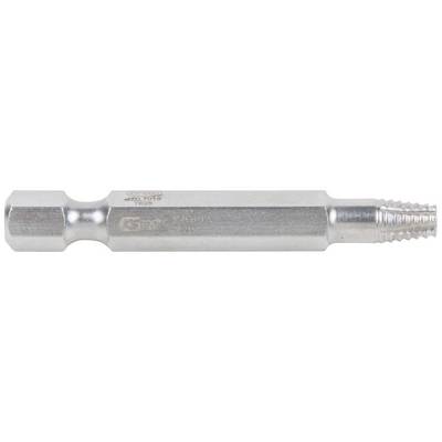 A silver socket extension with a hexagonal shaft and knurled end, used for the pneumatic connection.